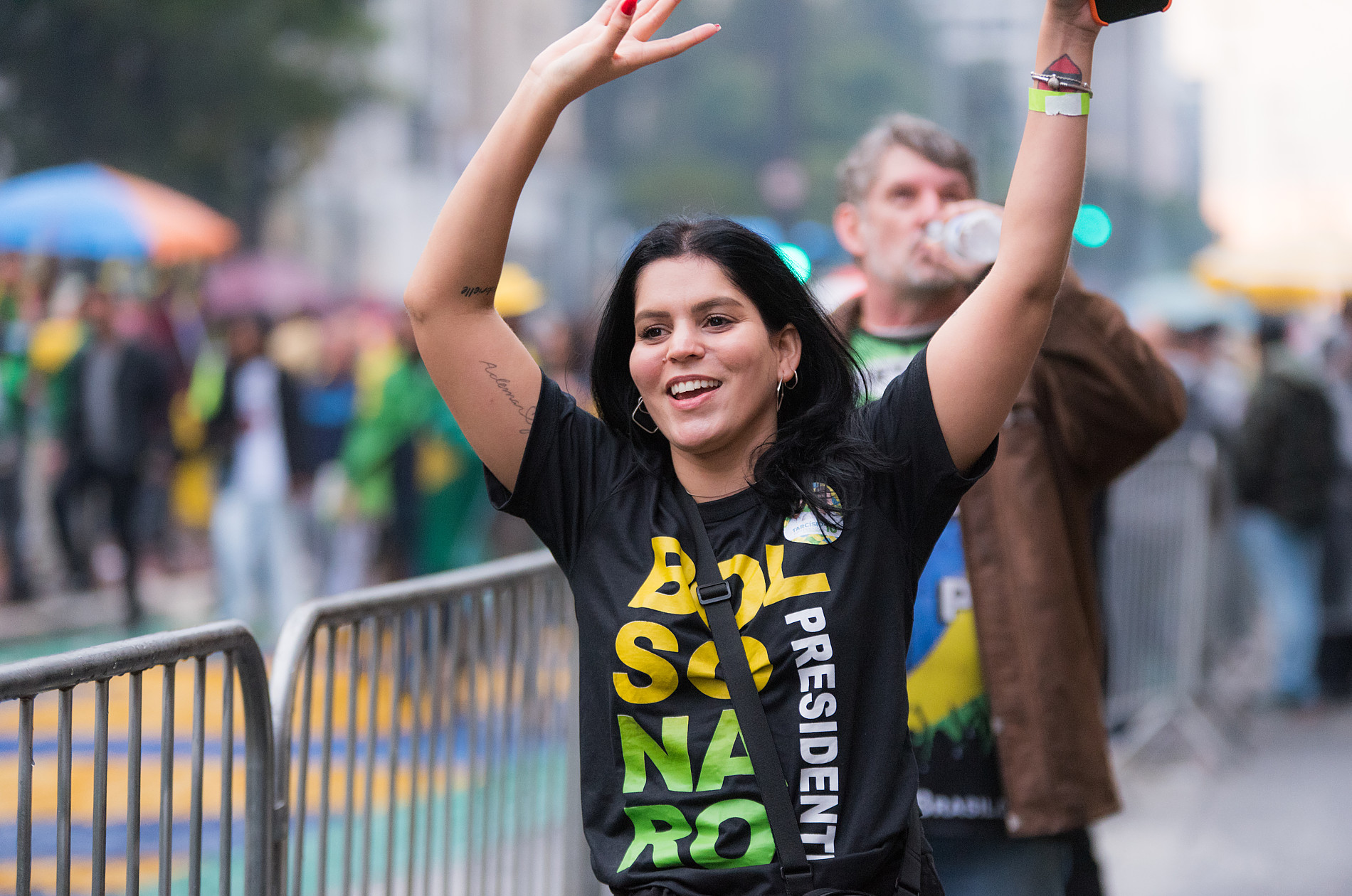 Manifestantes no 7 de Setembro - Av. Paulista | Luciano Braz Fotografia